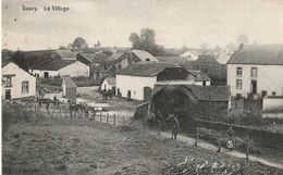 Gouvy  Le Village Animé - Circulé 1911 - Edit. Noël Hauregard, Hôtelier à Gouvy - Gouvy