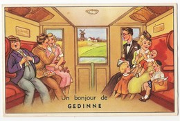 Gedinne - Un Bonjour De Gedinne 2 - Circulé Vers Rouen - Non Timbrée - Gedinne