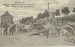 Signeulx Canons Francais Pris Par Les Allemands  Gare Du Chemin De Fer ,weltkrieg 1914/18 - Guerre 1914-18
