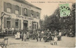 Longwy - Maison Frontière D'Halanzy (Belgique) - Très Animé - Circulé 1911 - Picard Frères, Bazar - Longwy-Bas - Aubange