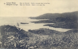 Belgian Congo Postal Stationery Picture Postcard "Mobimbi Bay" 5 C. Posted 1913 From Matadi - Entiers Postaux