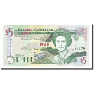 Billet, Etats Des Caraibes Orientales, 5 Dollars, Undated (1994), KM:31m, NEUF - Caraïbes Orientales