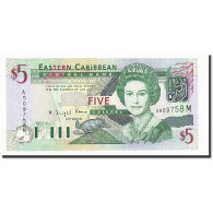 Billet, Etats Des Caraibes Orientales, 5 Dollars, Undated (2003), KM:42m, NEUF - Oostelijke Caraïben