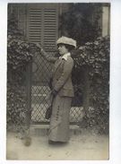 CPA Carte Photo Ancienne Mode Femme Août 1914 - Fashion