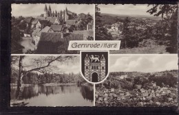 Quedlinburg Gernrode - S/w Mehrbildkarte 5 - Quedlinburg