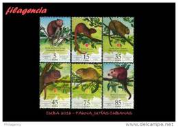 CUBA MINT. 2016-16 FAUNA. JUTÍAS DE CUBA - Nuevos