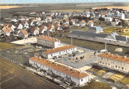 18-AVORD- LE GROUPE SCOLAIRE ET LES H.L.M VUE DU CIEL - Avord