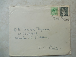 Lettre Belgique Service Militaire 1953 Bastogne ( Timbre Baudouin 1.5 ) - Andere & Zonder Classificatie