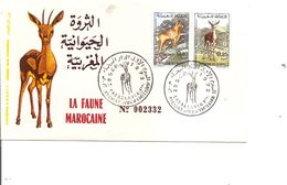Faune ( FDC Du Maroc De 1972 à Voir) - Collections (en Albums)
