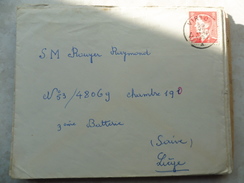 Lettre Belgique Service Militaire 1953 Virton A - Andere & Zonder Classificatie