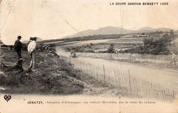 CPA  -  Coupe Gordon Bennett 1905 - JENATZY, Champion D'Allemagne, Sur Voiture Mercédès, Sur La Route Du Cratère. - Rallyes