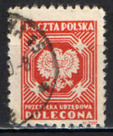 POLONIA - 1946 - STEMMA DELLA POLONIA - CON NOME DELL'INCISORE - USATO - Service