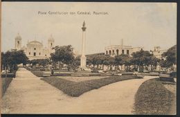 °°° 8112 - PARAGUAY - ASUNCION - PLAZA CONSTITUCION CON CATEDRAL °°° - Paraguay