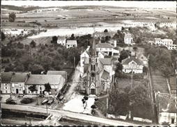 Pontpierre Juin 1958 Vue Aérienne De L'Eglise - Faulquemont