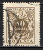 POLONIA - 1924 - CIFRA - USATO - Portomarken