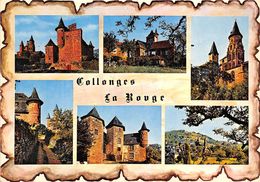 19-COLLONGES-LA-ROUGE- MULTIVUES - Altri & Non Classificati