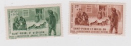 SAINT PIERRE ET MIQUELON   N° YVERT  :     PA 1/2  NEUF SANS CHARNIERE        ( N   985 ) - Unused Stamps