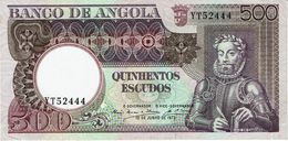 Angola , 1973 , 500 Escudos , Luiz De Camões , Uncirculated - Angola