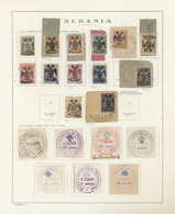 O/*/Brfst Albanien: 1913/1966, Mint And Used Collection In A Marini Album, Well Collected Throughout With Plen - Albanië