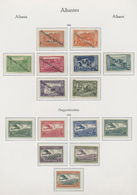 **/* Albanien: 1920/2012, Comprehensive MNH (very Few Hinged) Collection In 4 KA-BE/Lighthouse Albums, St - Albanie