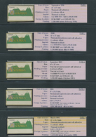 **/O/Br Andorra - Spanische Post: 1996/2006, MACHINE LABELS "GREEN MOUNTAIN", Deeply Specialised Collection - Other & Unclassified