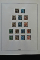 Belgien: 1849/1960: As Good As Complete, MNH, Mint Hinged And Used Collection Belgium 1849-1960 In 5 - Other & Unclassified