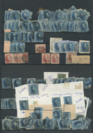 O Belgien: 1849/1950, (ca.), Large Stock Incl. A Huge Amount Of Old Leopold I Issues And Some Rare Pai - Other & Unclassified