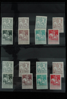 Belgien: 1900/1960: Fantastic Lot Better Sets On Stockcards, Including The Good Issues All In Quanti - Other & Unclassified