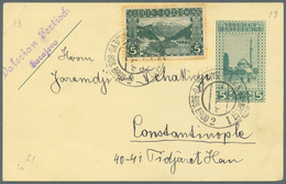 GA Bosnien Und Herzegowina: 1906 Ff, Lot Of Ca. 25 Postal Stationery Cards Used And Unused, Incl. Good - Bosnië En Herzegovina