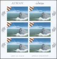 ** Adschman / Ajman: 1964/1969, U/m Accumulation Of Apprx. 74 Sheets (with Apprx. 1.100 Stamps) Incl. I - Ajman