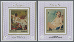 ** Adschman - Manama / Ajman - Manama: 1971, Nude Paintings By Francois Boucher Set Of Eight Different - Manama