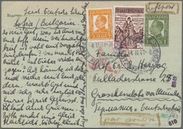 /GA/Br Bulgarien: 1900/1940, Lot Of Ca. 150 Covers, Postcards, Souvenier Pc And Mostly Postal Stationery Pc - Lettres & Documents