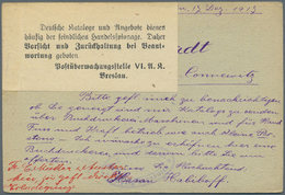 Br/GA Bulgarien: 1916/1917, Seven Covers And Cards Sent From EDIRNE - ODRIN To Berlin. One With Label " De - Briefe U. Dokumente
