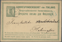 Br/GA Finnland: 1873/2000 (ca.), Bestand Mit Ca. 550 Belegen (Briefe, Ansichtskarten Und Ganzsachen) Dabei - Briefe U. Dokumente