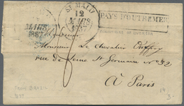 Br Frankreich - Vorphilatelie: 1772/1878, 155 Letters Sent From France To Exlusively Foreign Destinatio - 1792-1815: Dipartimenti Conquistati