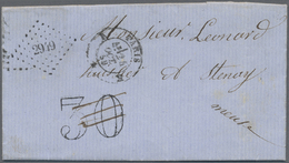 Br Frankreich: 1811/1871, Lot Of 30 Stampless Covers From Some Pre-philately, Showing A Lovely Selectio - Usati