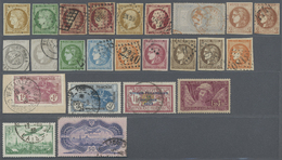 O/**/*/Br Frankreich: 1849/1980 (ca.), Mainly Used Collection In A Schaubek Album, Apparently Excl. A Few Item - Usati