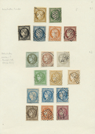 Frankreich: 1849/1929; Gehaltvolle Qualitätssammlung Mit Mi.Nr. 1/7 (ohne 6), 8/9, 10/17, 18/31, 32, - Used Stamps