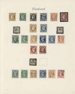 Frankreich: 1849/1900; Attraktive Französische Klassik Mit Den Michelnummern 1/7 (ohne 6), 8/9, 10/1 - Used Stamps
