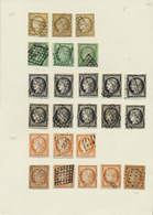 Frankreich: 1849/1875; Die Céres-Ausgabe; Dublettenpartie Der Geschnittenen- Und Gezähnten Ausgaben - Used Stamps