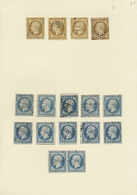 Frankreich: 1852/1869; Die Napoleon III-Ausgaben; Diese Reizvolle Dublettenpartie Beginnt Mit Vier E - Used Stamps