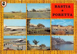 20-BASTIA- LE TERRAIN D'AVIATION DE PORETTA - MULTIVUES - Bastia