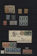 O/Brfst Frankreich: 1852/1871, Specialised Assortment Of Napoleon And Ceres Issues With Many Better Items, P - Usati
