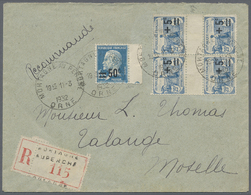 Br Frankreich: 1860/1958, Assortment Of Apprx. 75 Cover/cards From Classic To Semi-modern, Registered A - Gebruikt