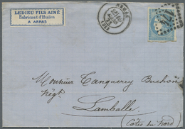 Br Frankreich: 1871, Vielseitige Partie Von 75 Briefen Mit Frankaturen 20 C. BORDEAUX-Ausgabe, Dabei Gu - Used Stamps