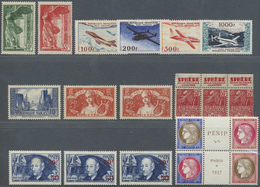 **/* Frankreich: 1929/1954, Zusammenstellung Mit U. A. 359/60 **, 353/56 *, 997/90 * Und Einem Markenheft - Used Stamps