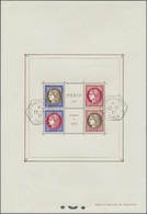 O Frankreich: 1937, PEXIP-Block, 4 Exemplare Sehr Sauber Mit Originalgummi Und Ausstellungssonderstemp - Oblitérés