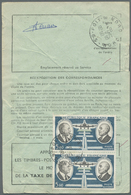 Br Frankreich: 1945/1982: 80 überwiegend Interessante Belege Mit Luftpost, Bessere FDC, Einschreiben Et - Used Stamps