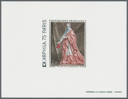 (*) Frankreich: 1975/1991, Collection Of 675 Different Proofs / Epreuves. Very High Catalogue Value. - Oblitérés