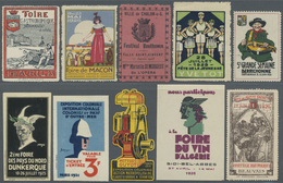 Frankreich - Besonderheiten: 1925/1980, EXHIBITIONS, FAIRS, EVENTS - POSTER-STAMPS, Comprehensive An - Autres & Non Classés